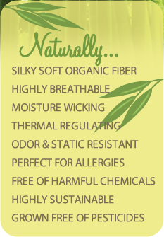 Naturally&hellip;Silky Soft, Antimicrobial, Hypoallergenic, Breathable, Stain & Odor Resistant, Moisture Wicking, Thermal Regulating, Highly Sustainable, Repels Bed & Dust Mites